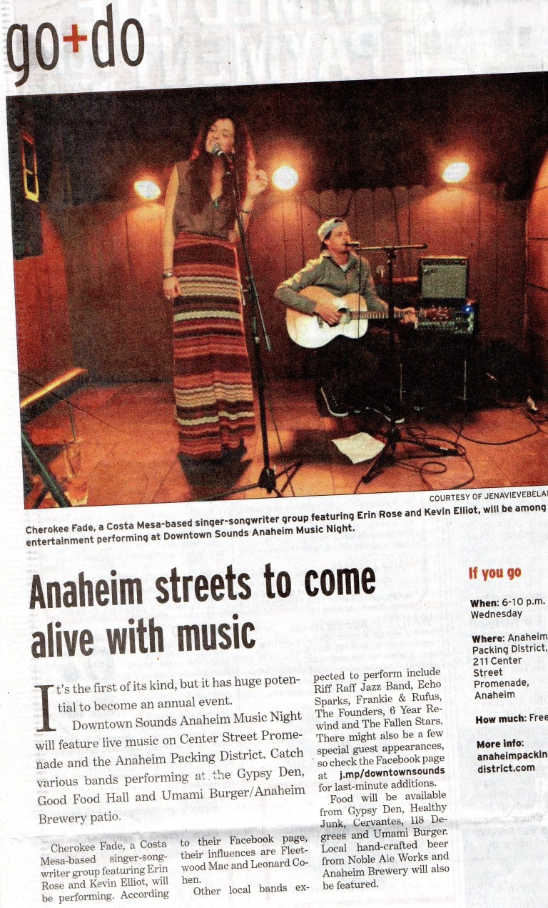 Downtown Sounds article